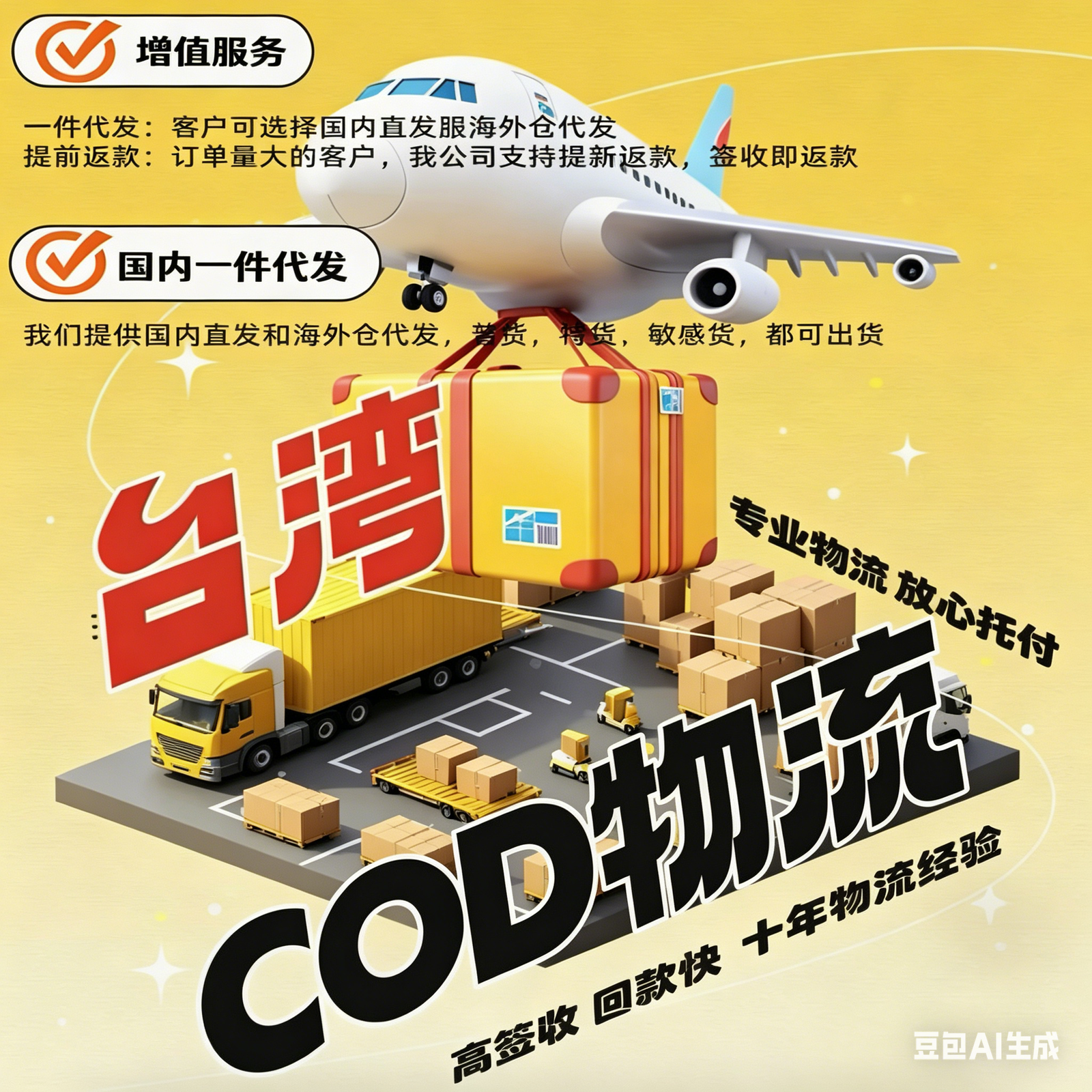 台湾COD小包物流